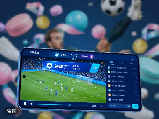 下载雷速 APP，移动看球首选